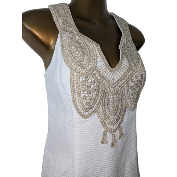 Lilly Pulitzer Sz 8 LARGO Sun Dress Resort White - Picture 4 of 9